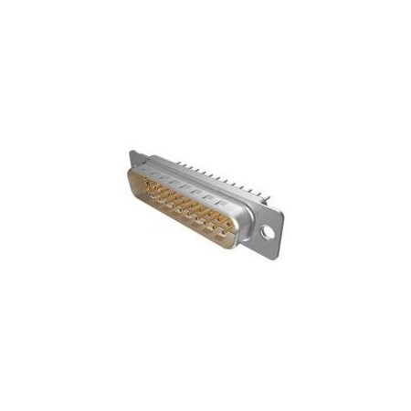 Fci D Subminiature Connector, 25 Contact(S), Male, 0.109 Inch Pitch, Solder Terminal DBPS25P365TXLF
